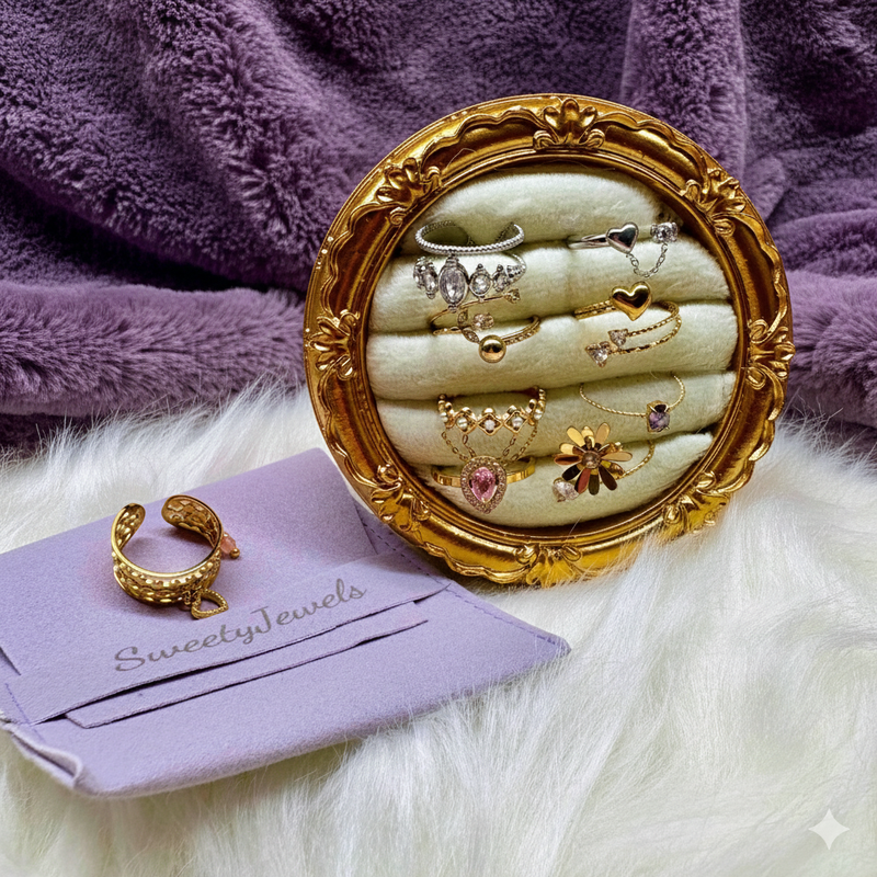 Bagues en acier inoxydable SweetyJewels 