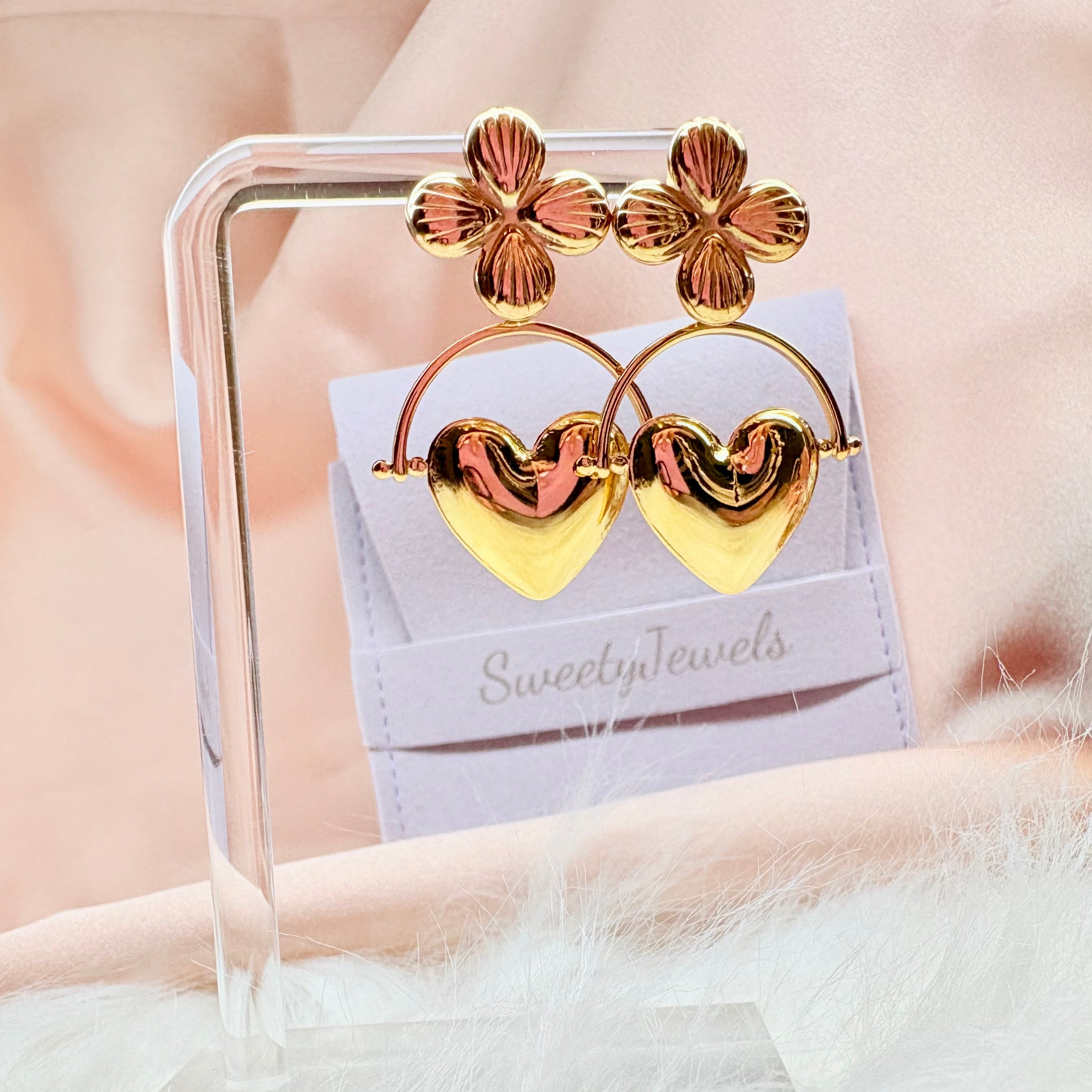 Boucles d'Oreilles | Hearty | Or